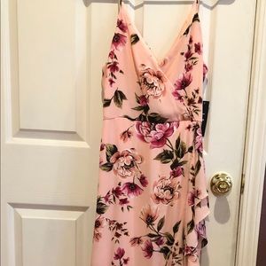 Pink Floral Dress